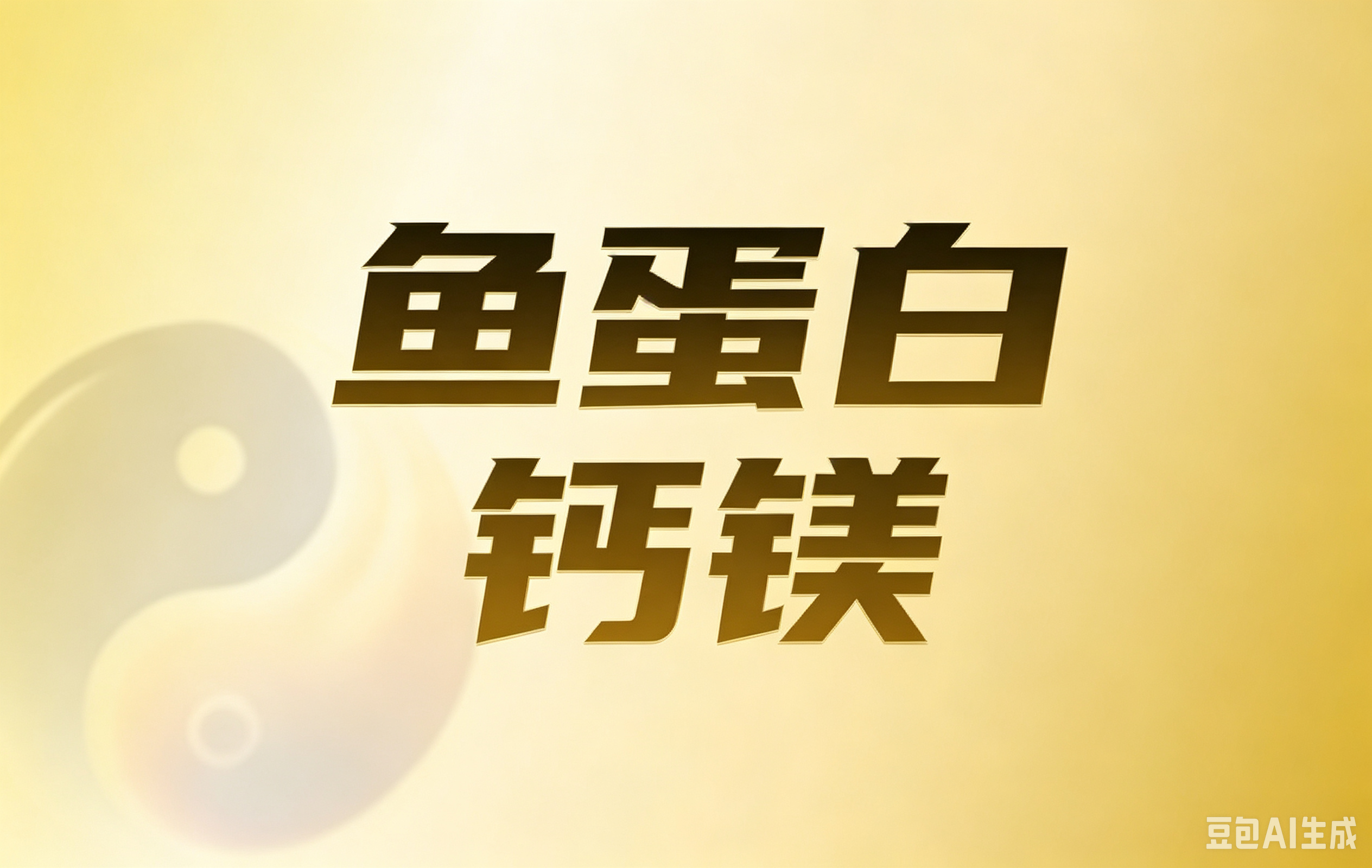 鱼蛋白钙镁